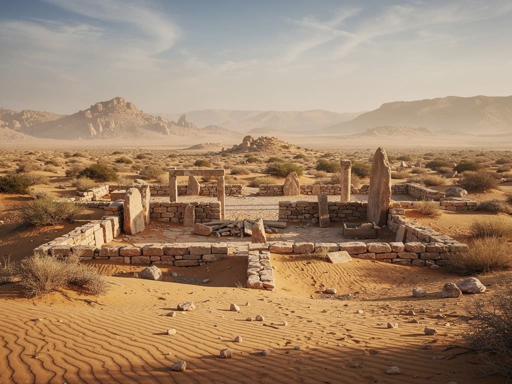 صورة توضيحية مولّدة؛ ليست توثيقًا للموقع الحقيقي